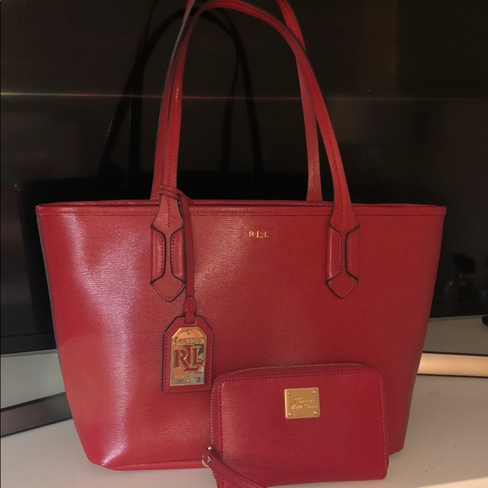 Ralph Lauren Bag and Wallet